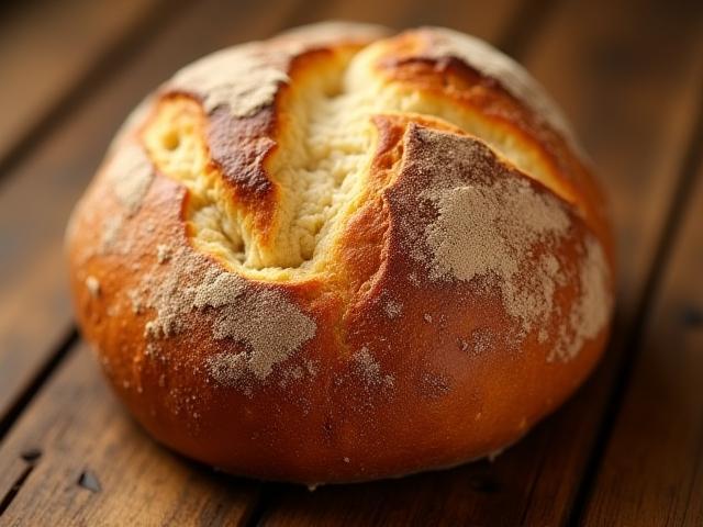 Boule de pain de campagne croustillante