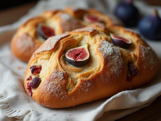 Pain de campagne aux figues
