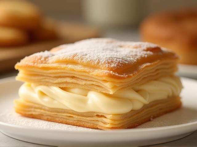 Mille-feuille à la vanille