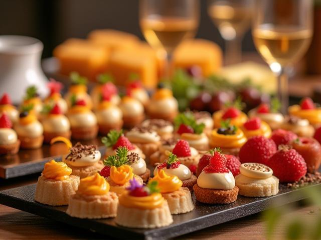 Assortiment salé et sucré pour cocktail