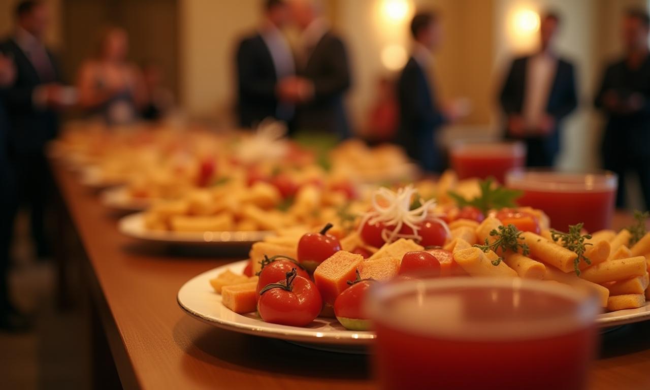 Buffet élégant pour événement professionnel